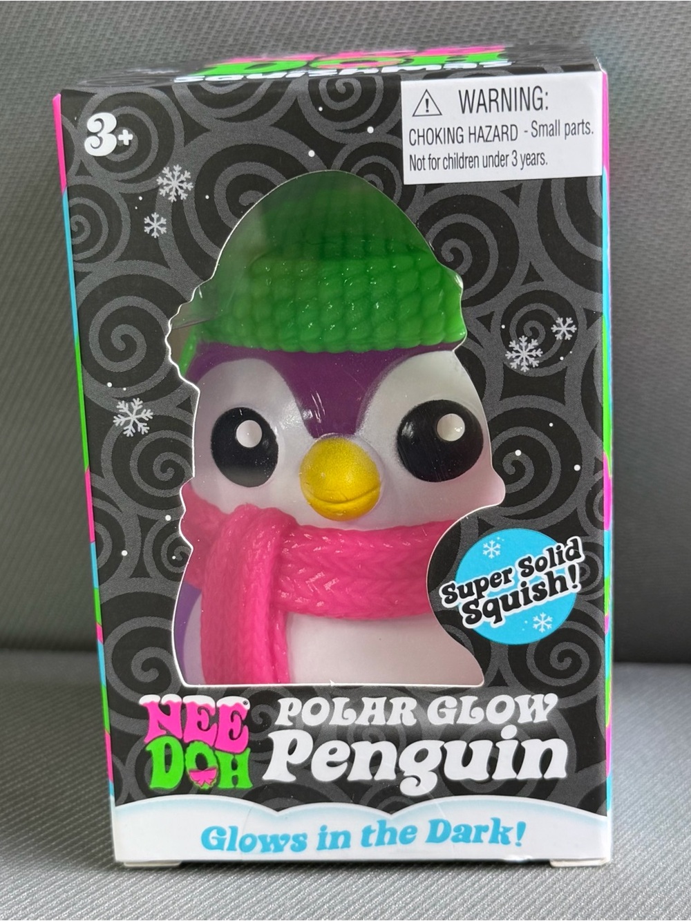 NeeDoh Polar Glow Penguin